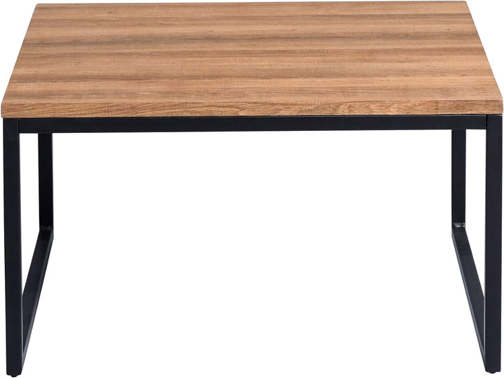 M2 Kollektion Jakarta 1 Couchtisch, MDF Dekor Eiche braun, 60x60cm, Höhe 35cm, Jakarta 1