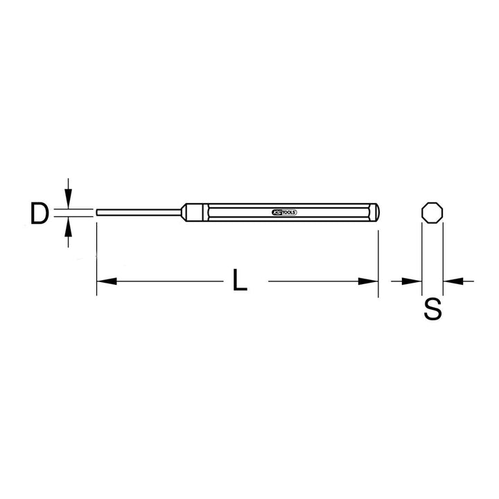 KS Tools 963.2591 BRONZEplus Splinttreiber, 3 mm