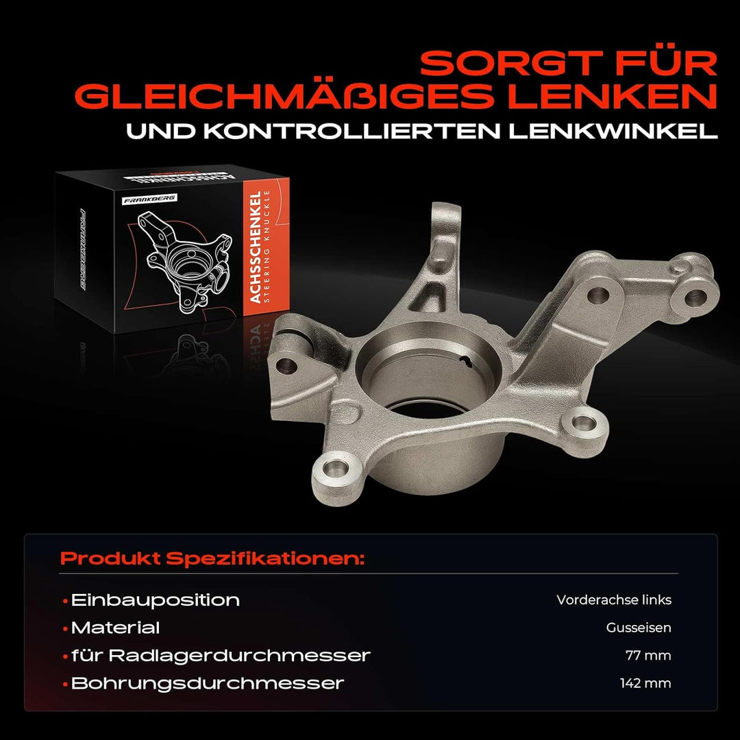 Achsschenkel Radaufhängung Vorne Links für Dokker Dokker Express Lodgy JS 1.5L 1.6L 2012-2017 400116