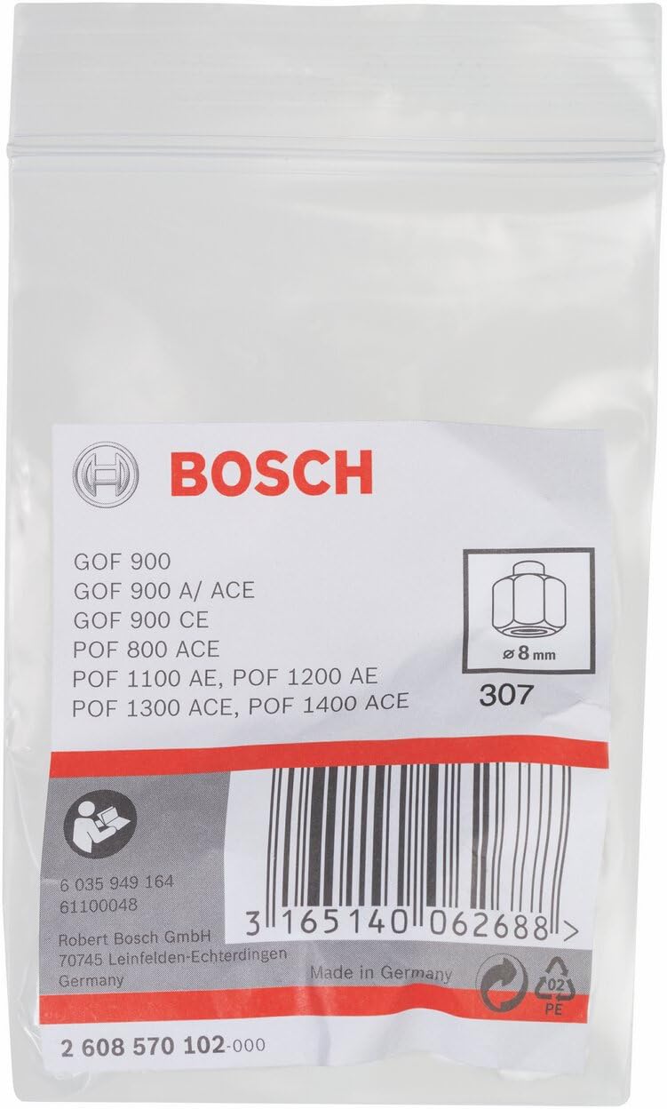 Bosch Professional Zubehör 2 608 570 102 Spannzange 8 mm, 19 mm, 8 mm