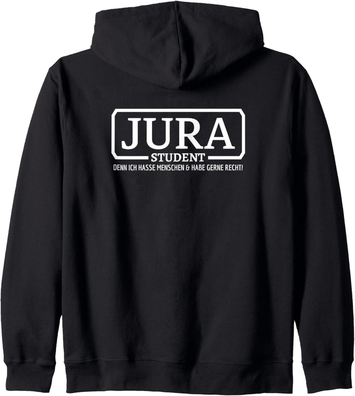 Jurastudent Ich hasse Menschen Und Habe Gerne Recht Sprüche Kapuzenjacke
