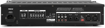 Power Dynamics PRM240-100 Volt-Verstärker für Lautsprecher- oder Musikanlagen mit u. a. Bluetoot und