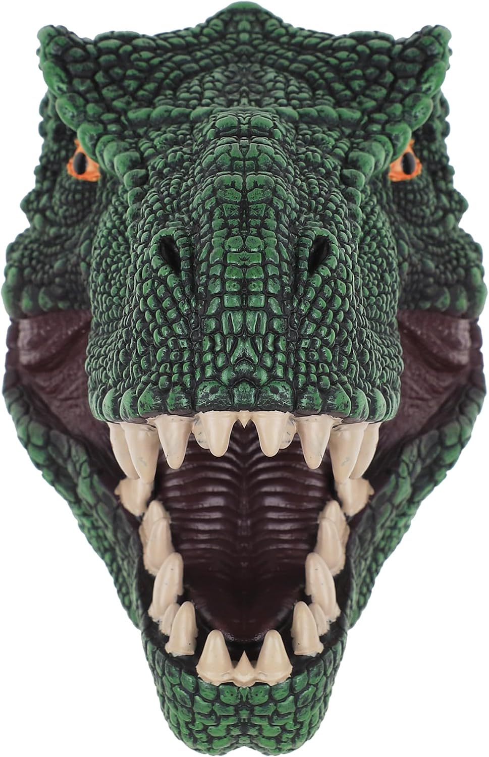Realistisches Dinosaurier Handpuppe Kopf – T-Rex Puppenspielzeug aus Gummi für Kinder &amp; Erwachsene –