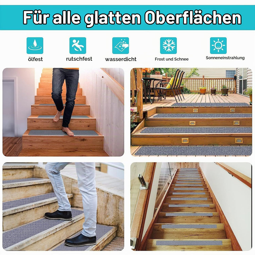Antirutsch Klebeband, 20cm*10m, Anti-Rutsch-Band Selbstklebend, Rutschfestes Klebeband für Treppen,
