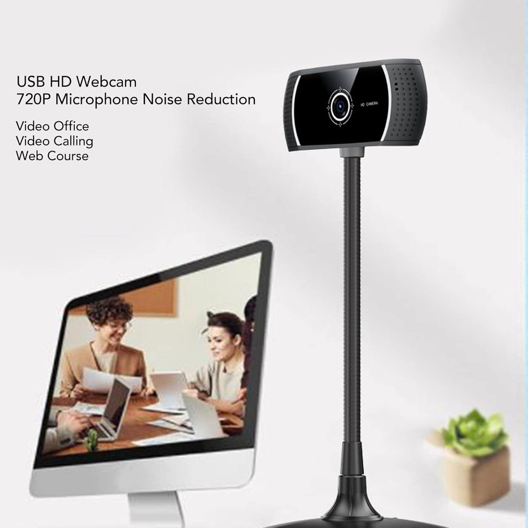 Webcam 1080P Webkamera, USB Desktop Full HD Kamera Video Live Webcam mit Rauschunterdrückungsmikrofo