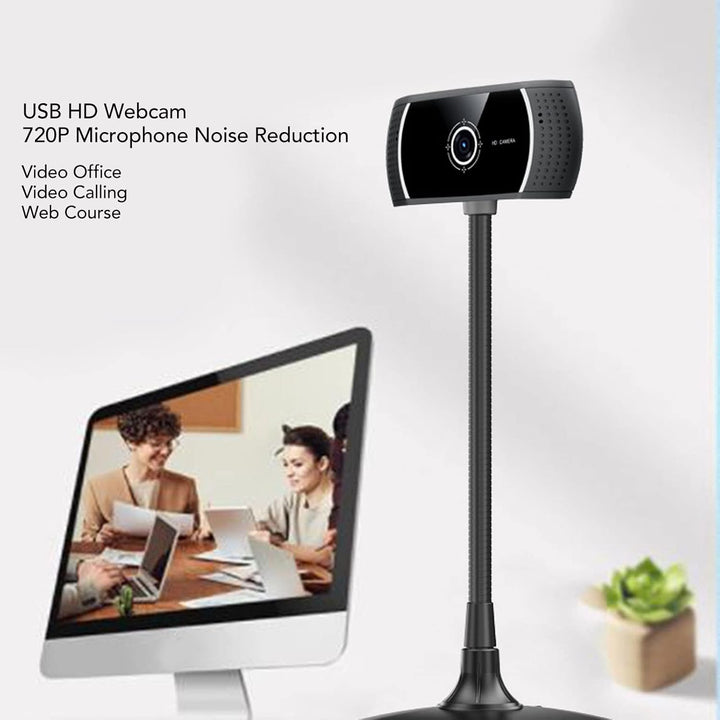 Webcam 1080P Webkamera, USB Desktop Full HD Kamera Video Live Webcam mit Rauschunterdrückungsmikrofo