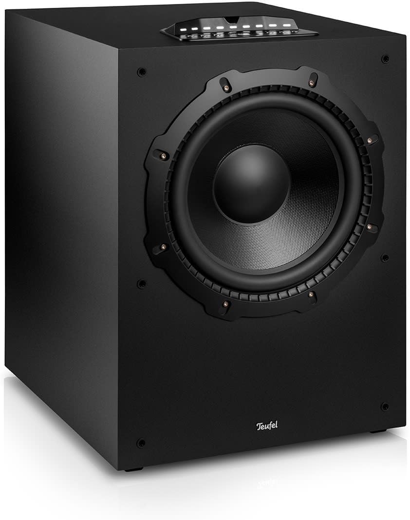Teufel Concept 12 Subwoofer 5.1-Mehrkanal-Subwoofer mit 300-mm-Tieftöner für extrem tiefen Kickbass
