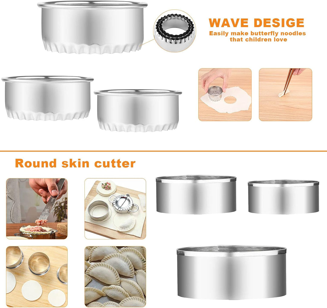 12pcs Ravioli Former,Edelstahl Ravioli Dumpling Maker,Eckige Ravioli-Stempel Former Ravioli Ausstech