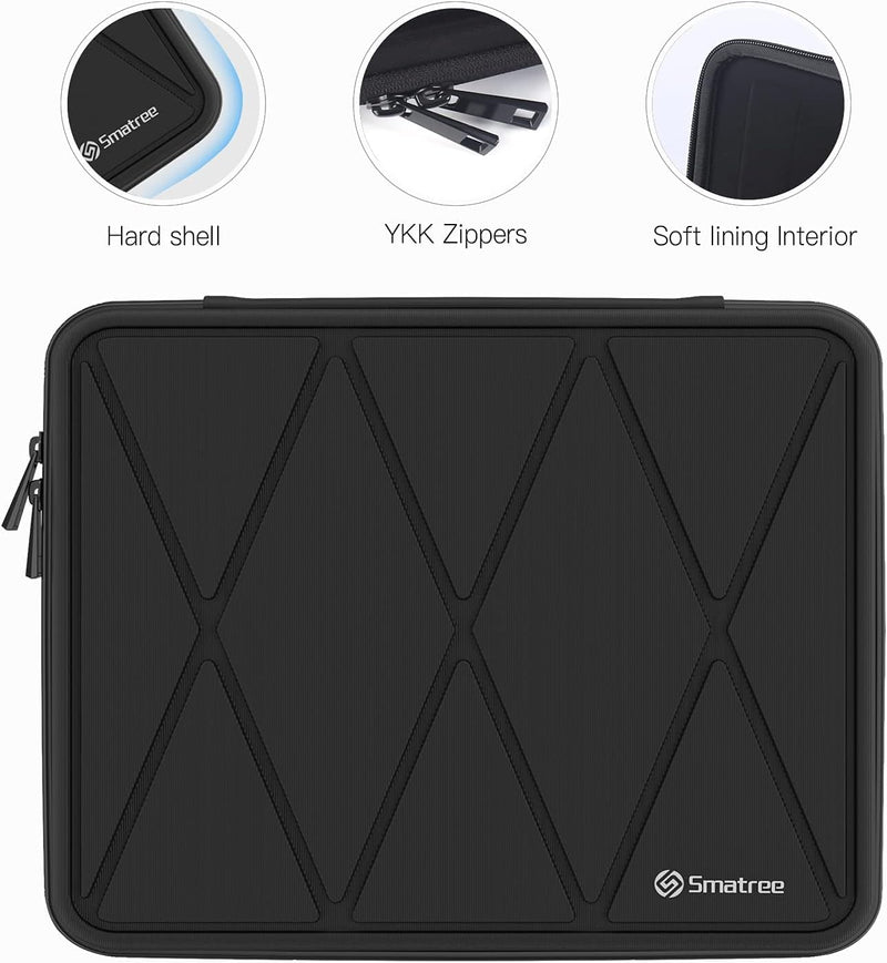 Smatree 11 Zoll Hartschalen für 2022 iPad Air 10,9 Zoll, Tablet Tragetasche Kompatibel mit iPad Pro