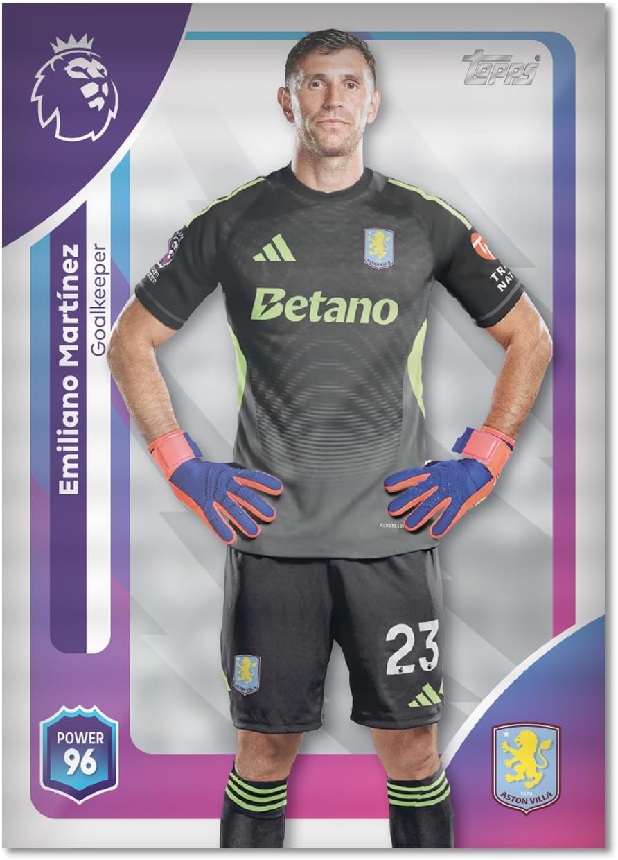 Topps Premier League 2026 - Debüt Edition - Golden Boot Tin - enthält 57 Karten, darunter 7 exklusiv