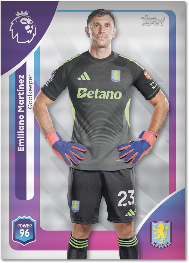 Topps Premier League 2026 - Debüt Edition - Golden Boot Tin - enthält 57 Karten, darunter 7 exklusiv