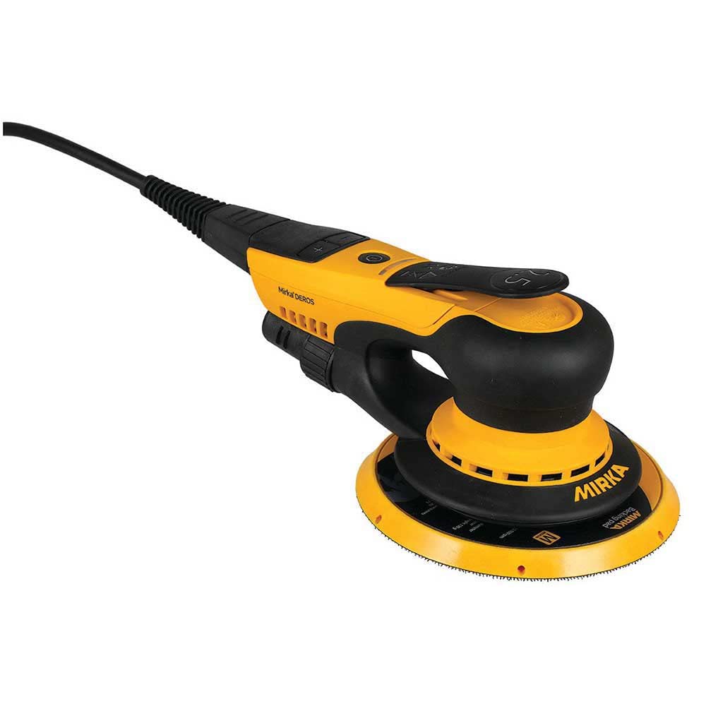 Mirka DEROS 625CV / Exzenter-Schleifer Schleifmaschine mit Zentral-Absaugung und Klett / für Ø 150mm