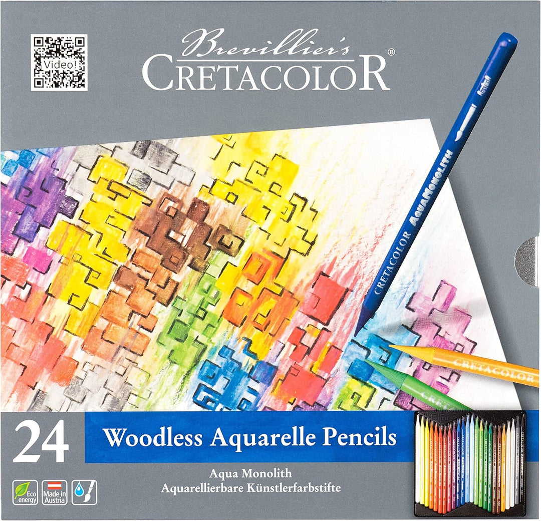 Cretacolor Farbminen Aqua Monolith, sortiert, 24er Metalletui