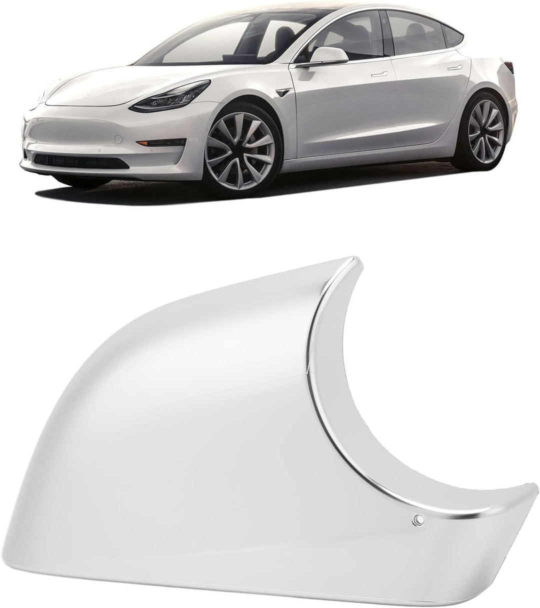 Rechte Seitenspiegelabdeckung, für Tesla Model 3 2287.3006 Rückspiegelkappenleiste