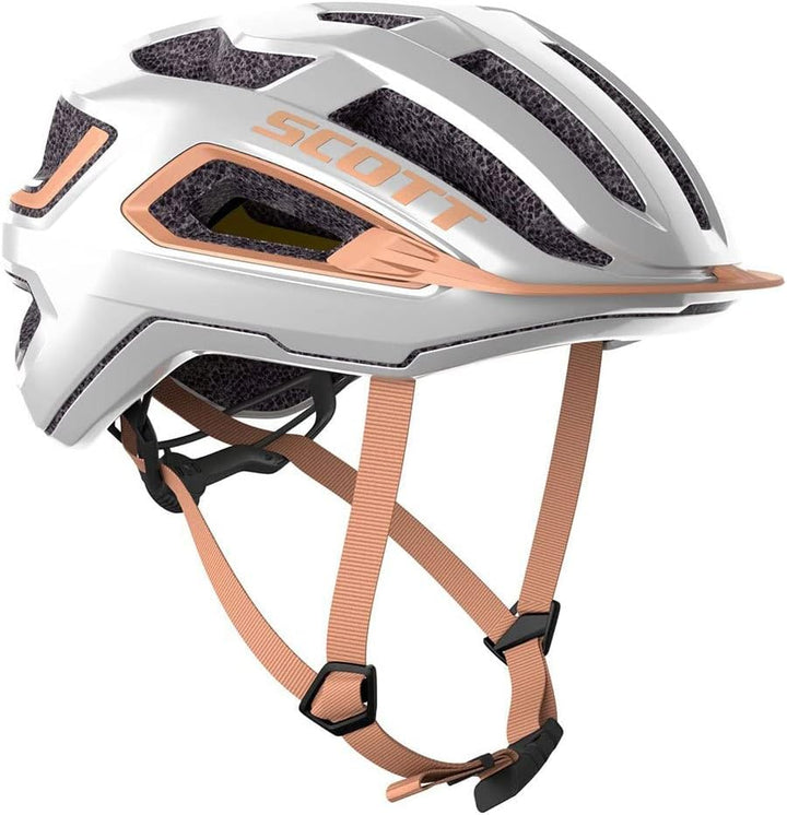 Scott Arx Plus MIPS Rennrad Fahrrad Helm weiss/Rose 2024 M (55-59cm), M (55-59cm)