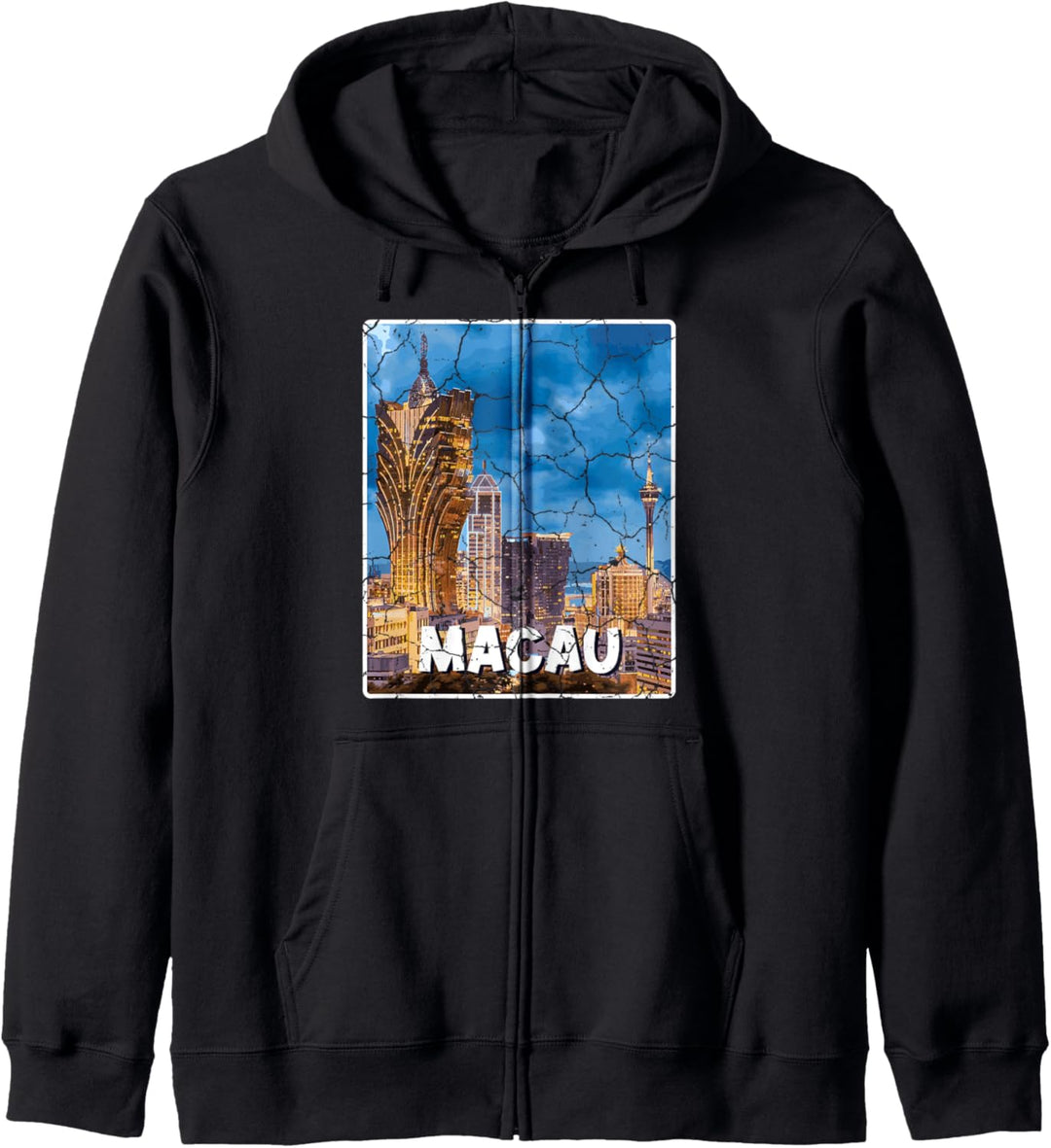 Macau Casino Reisender Kapuzenjacke