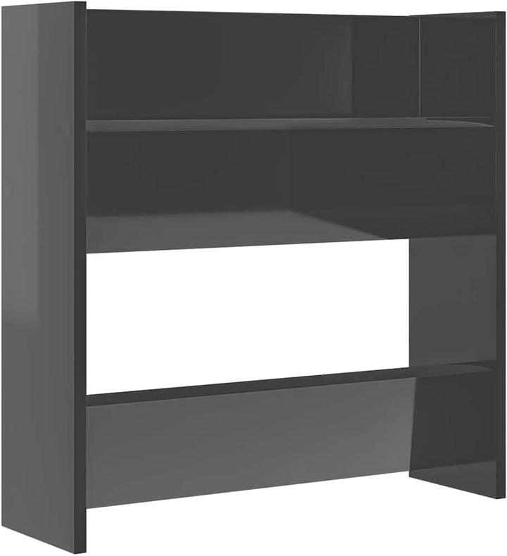 2 Stück 60x18x60 cm Wand Schuhschrank mit 2 Kippböden Schuhregal Schmal Schuhbank Shoe Rack Schuhkip