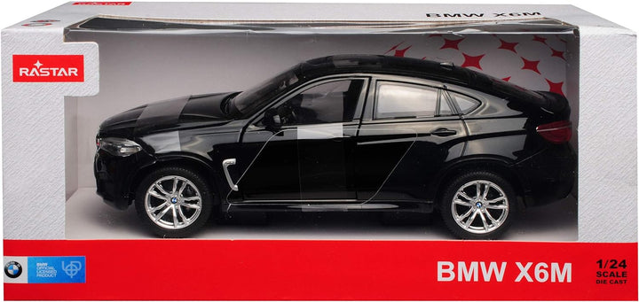 B-M-W X6 M F16 SUV Schwarz 2. Generation Ab 2014 1/24 Rastar Modell Auto mit individiuellem Wunschke
