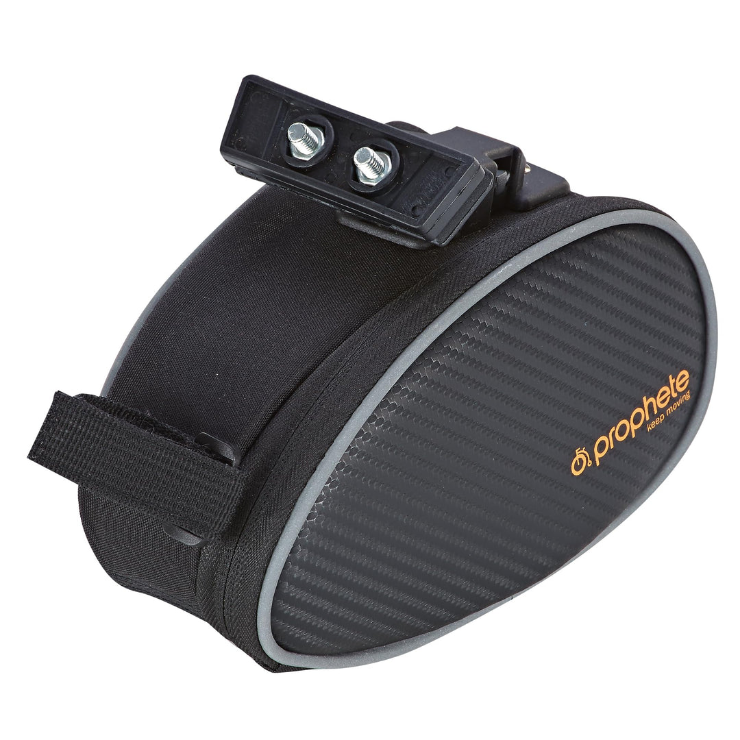 Prophete Fahrradtasche, Sattelpacktasche, 1,0 Liter Volumen, Montage unter dem Sattel, wasserabweise