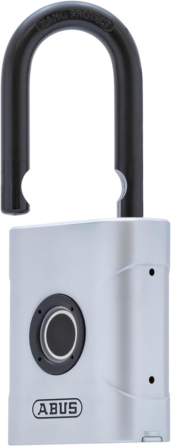 ABUS Touch 57/45 Fingerabdruck-Schloss - schlüsselloses, wetterfestes Vorhängeschloss - IP66 &amp; IP68
