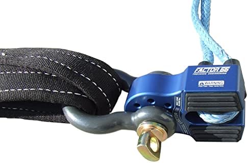 Factor 55 Flatlink 00050-02 Seilwinde Schäkelhalterung, Blau, Standard