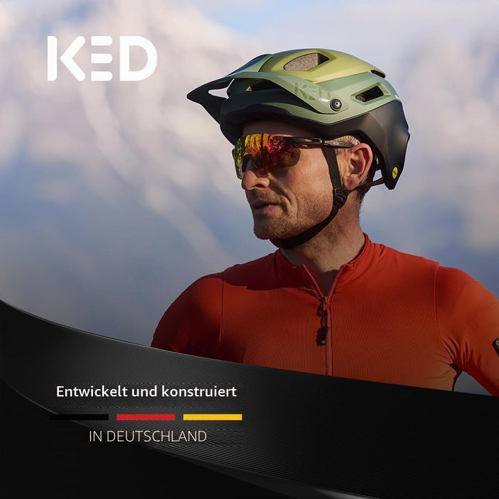 KED Pector ME1 MTB Fahrrad Helm schwarz/weiss 2023 L (58-61 cm), L (58-61 cm)