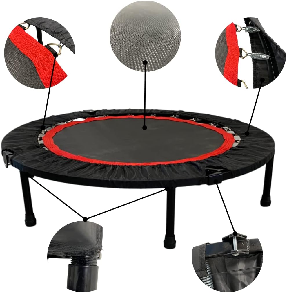 ATC Handels GmbH Trampolin Fitness mit und ohne Railing in 100 oder 120 cm - Fitness für zuhause, ef