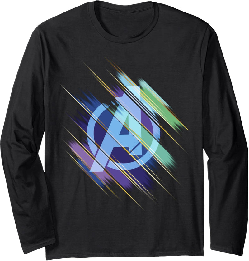 Marvel Avengers: Endgame Logo Swipe Langarmshirt