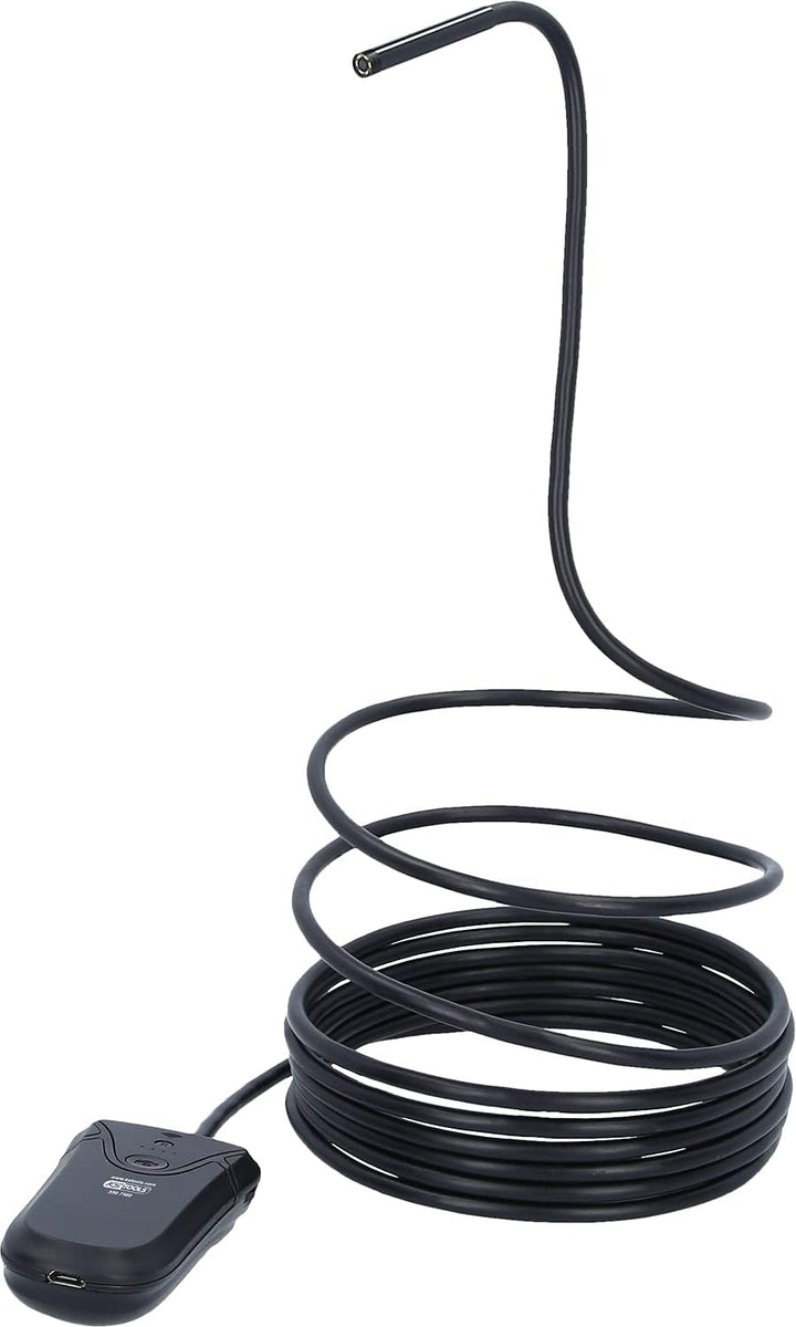 KS 551 Tools 550.756 Wi-Fi-Videoskop-Satz mit Ø 5,5 mm 0° HD Frontkamera-Sonde,
