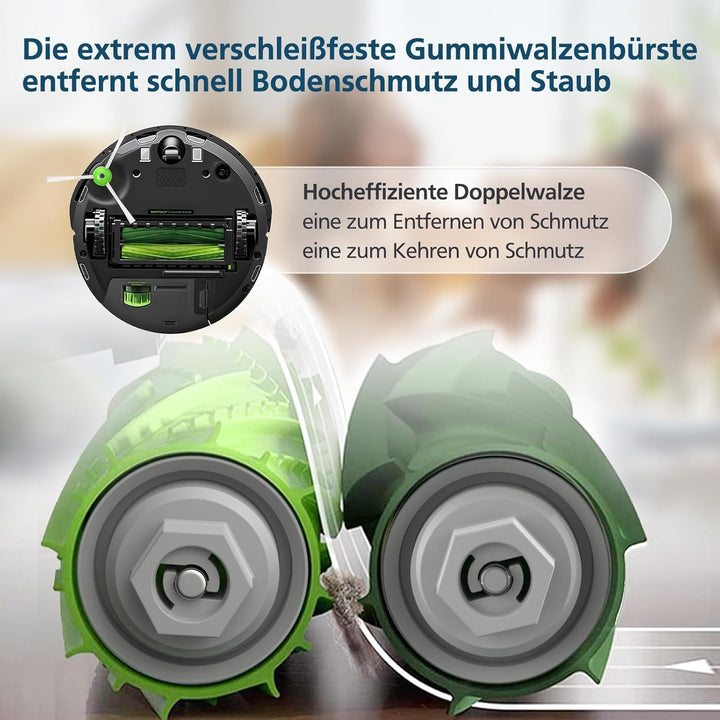 22 Stück Zubehör für iRobot Roomba i7 i7+ j7 j7+/Plus i3 i3+ i4 i4+ i6 i6+ i8 i8+ E5 E6 E7 Staubsaug