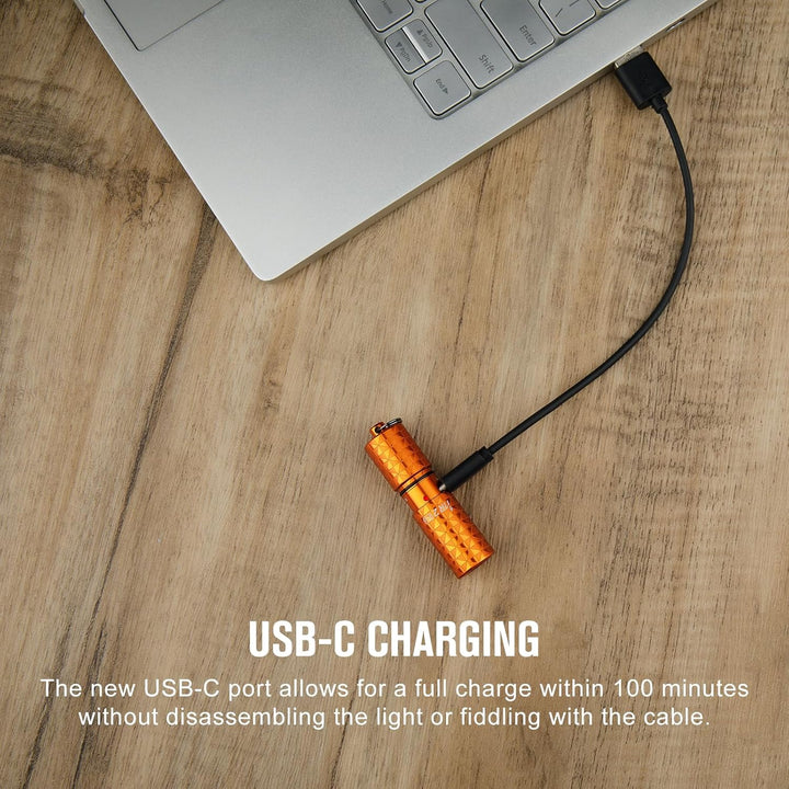 OLIGHT I1R II Pro EOS Mini LED Taschenlampe 180 Lumen Superhelle USB-Aufladbare Taschenlampe Schlüss