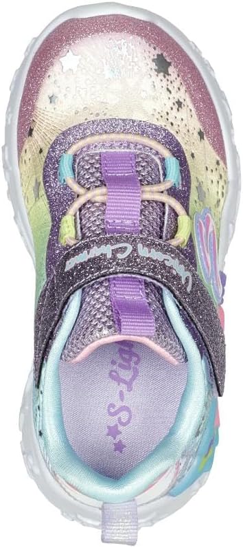 Skechers Mädchen Unicorn Dreams Sneaker 21 EU Purple Textile Multi Trim, 21 EU Purple Textile Multi