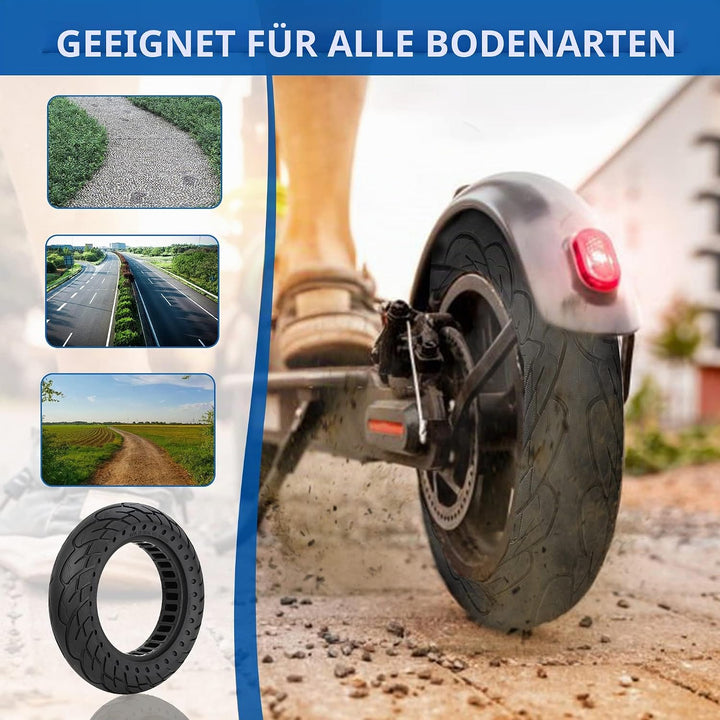 ANSENI 2 Vollreifen 10X2,5 Ersatzreifen,10 zoll e-scooter reifen für Segway Ninebot G30 Max,G30 /G30