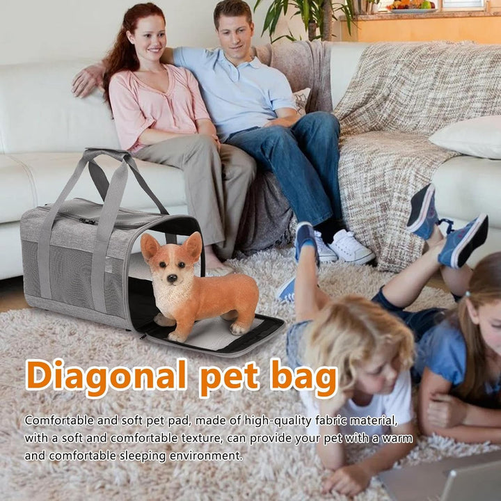 Transportbox Katze Katzen Transportboxen, Faltbar Hundetransportbox Katzentransportbox Mit Einstellb