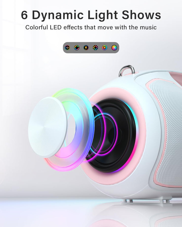 Bluetooth Lautsprecher，Tragbare Musikbox Bluetooth 5.3 mit 2 Subwoofern &amp; 2 Hochtönern,Bass Boost,24