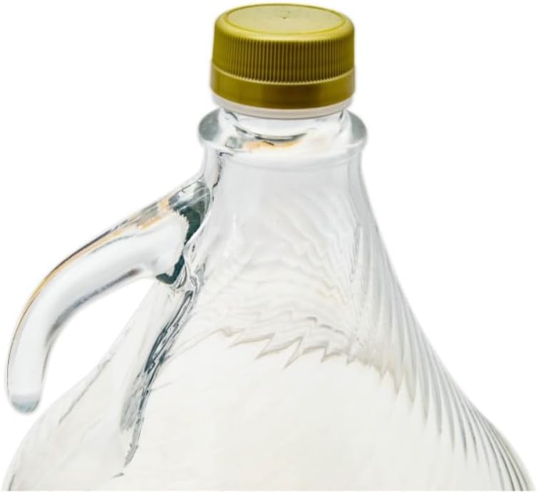 5L Glasballon Gärbehelter Gärballon Weinballon Glasflasche Flasche Korb D8 (3), 3