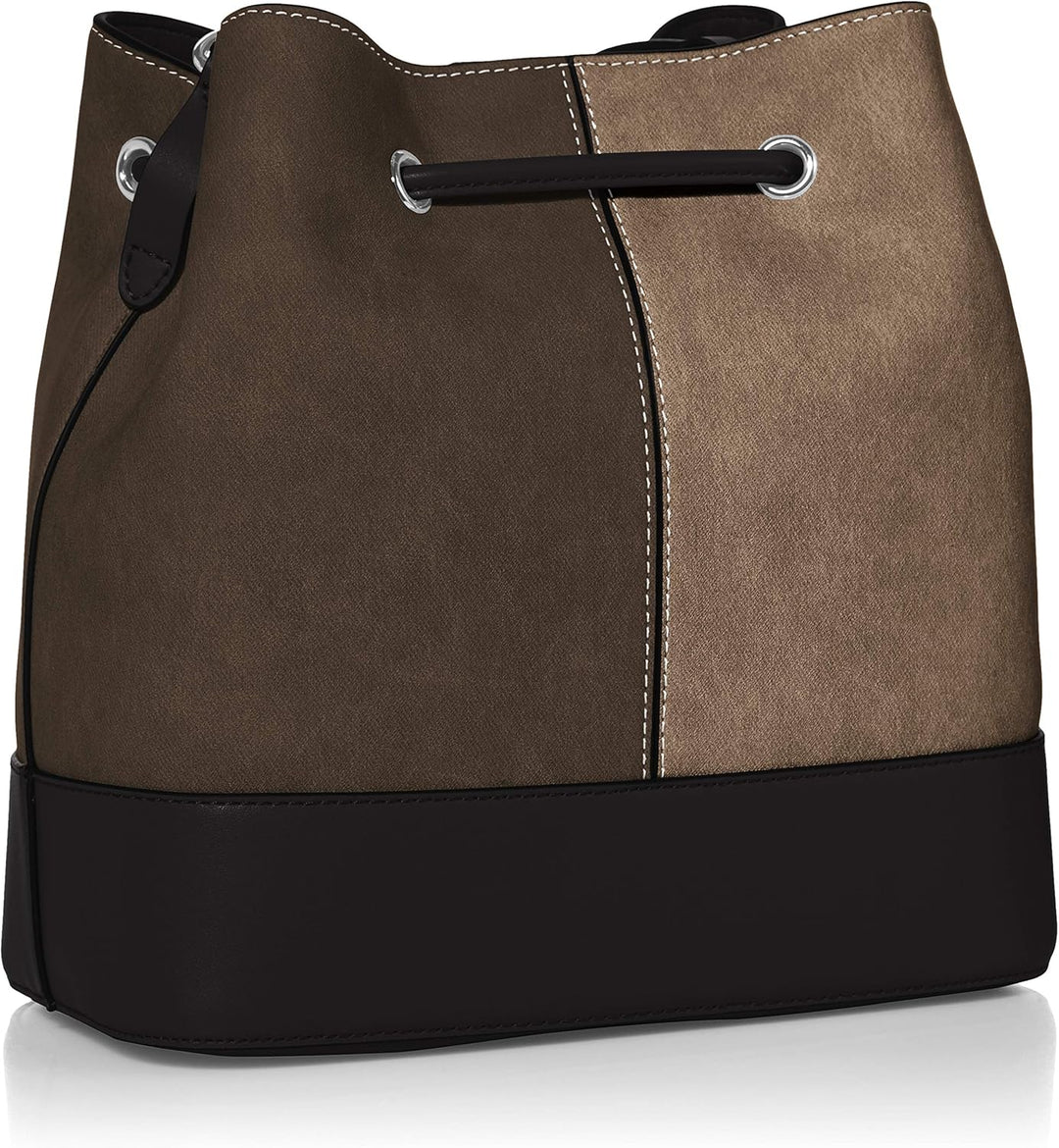 Calvin Klein Damen Gabrianna Bucket Eimer Einheitsgrösse Graue Kombination, Einheitsgrösse Graue Kom