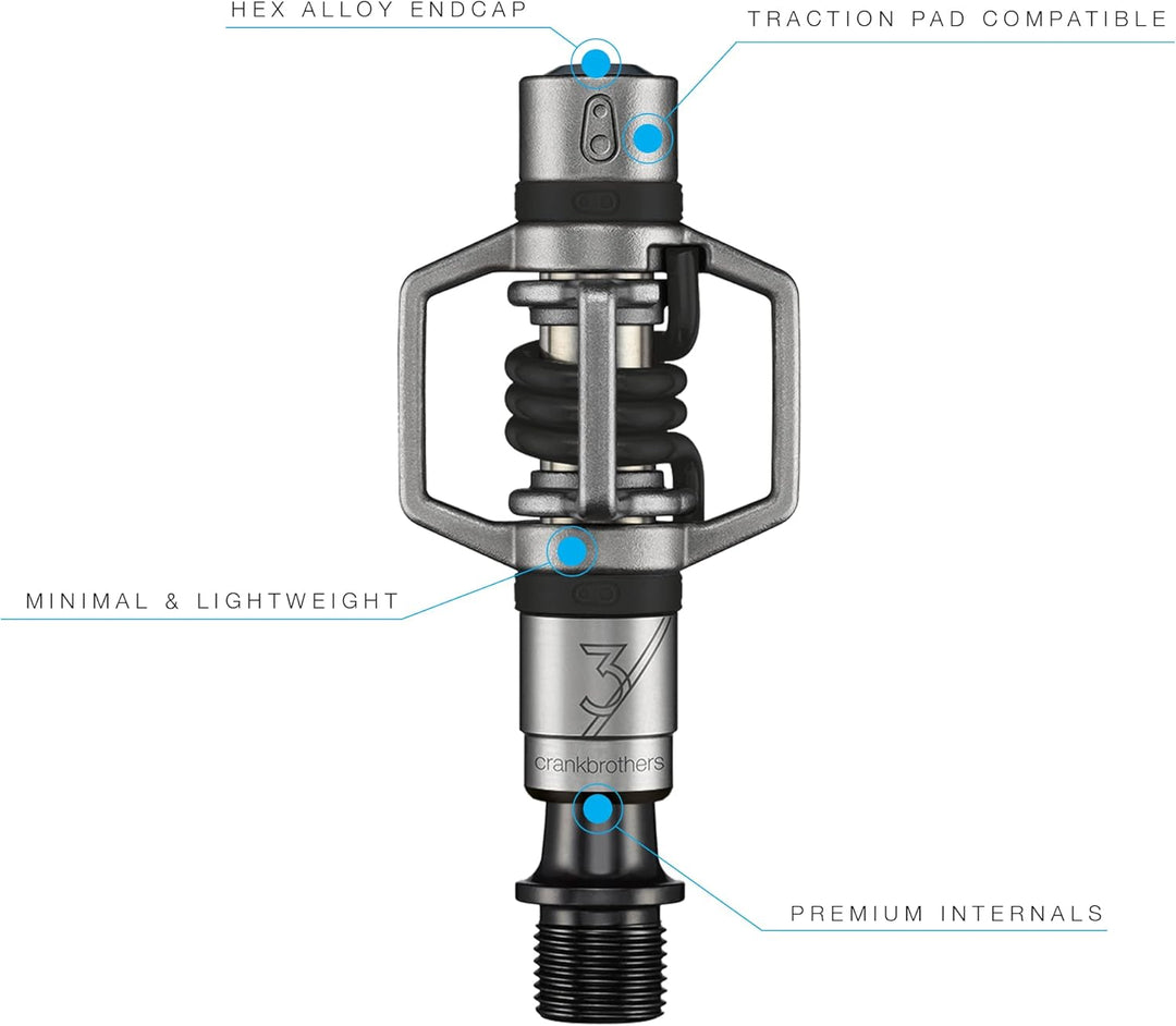 Crankbrothers Laufradsatz Egg Beater 3 Pedale BLAU BLAU, BLAU BLAU