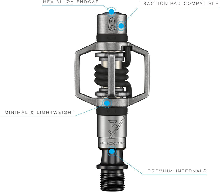 Crankbrothers Laufradsatz Egg Beater 3 Pedale BLAU BLAU, BLAU BLAU