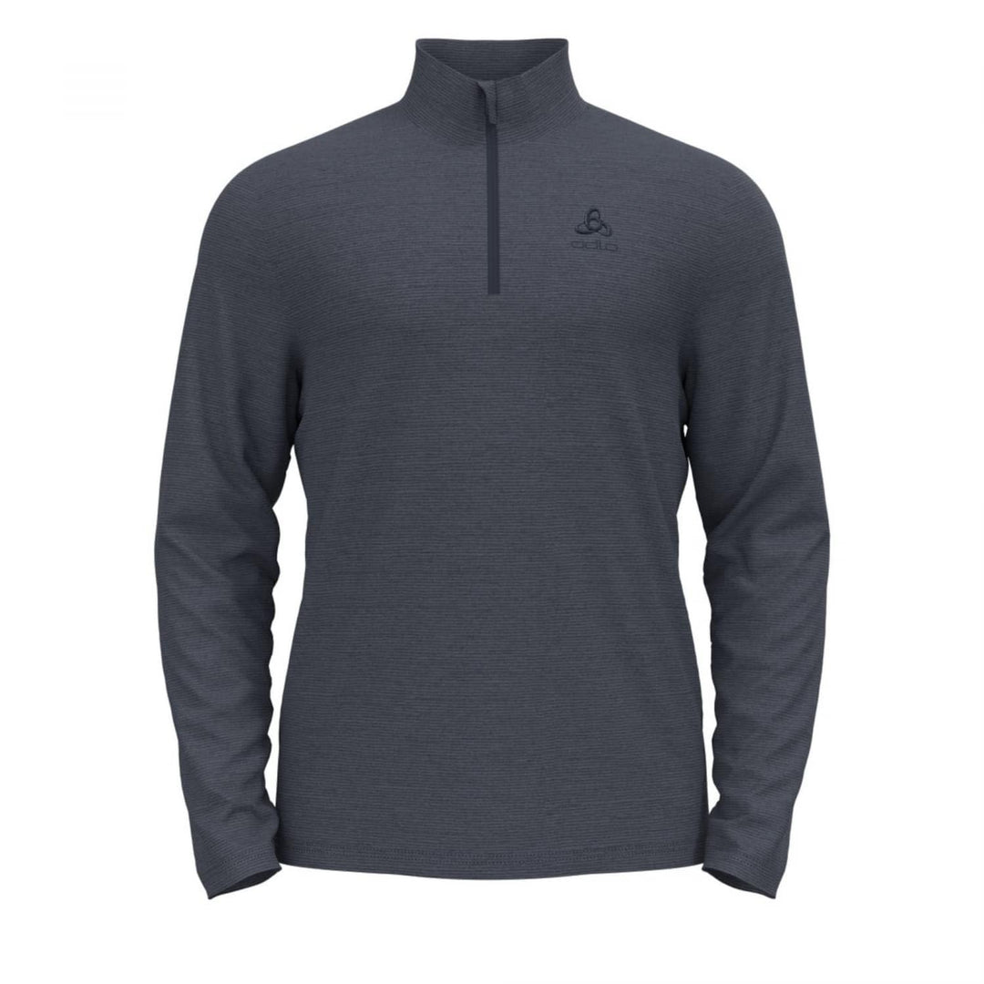 Odlo Herren Roy_542332 Mid Layer mit Reissverschluss (1er Pack) M India Ink - Folkstone Gray, M Indi
