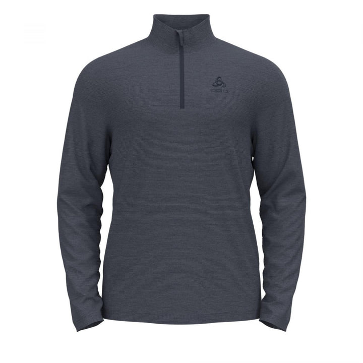Odlo Herren Roy 1/2 Zip Longsleeve XXL India Ink - Folkstone Gray, XXL India Ink - Folkstone Gray