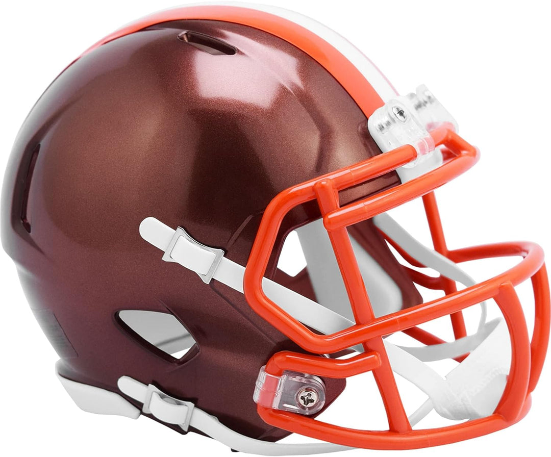 NFL Mini Helm Speed Cleveland Browns Flash Edition Footballhelm