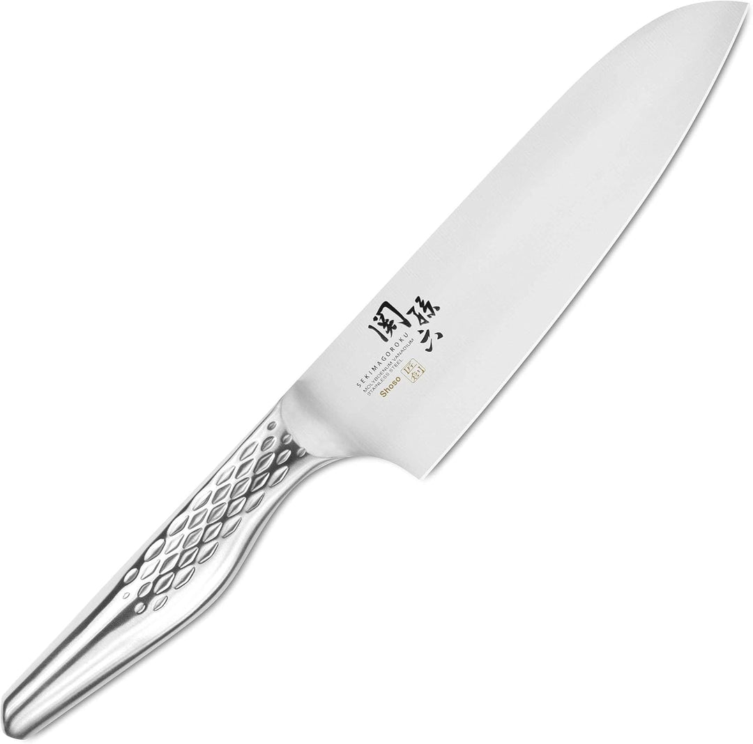 KAI Seki Magoroku Shoso Santoku 16,5 cm mit Klingenschutz 04) Santoku 16cm, 04) Santoku 16cm