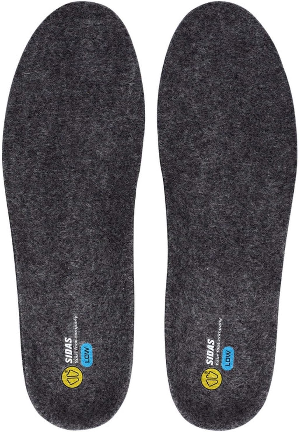 Sidas 3feet Merino LOW Einlegesohlen Grau 25, Grau 25