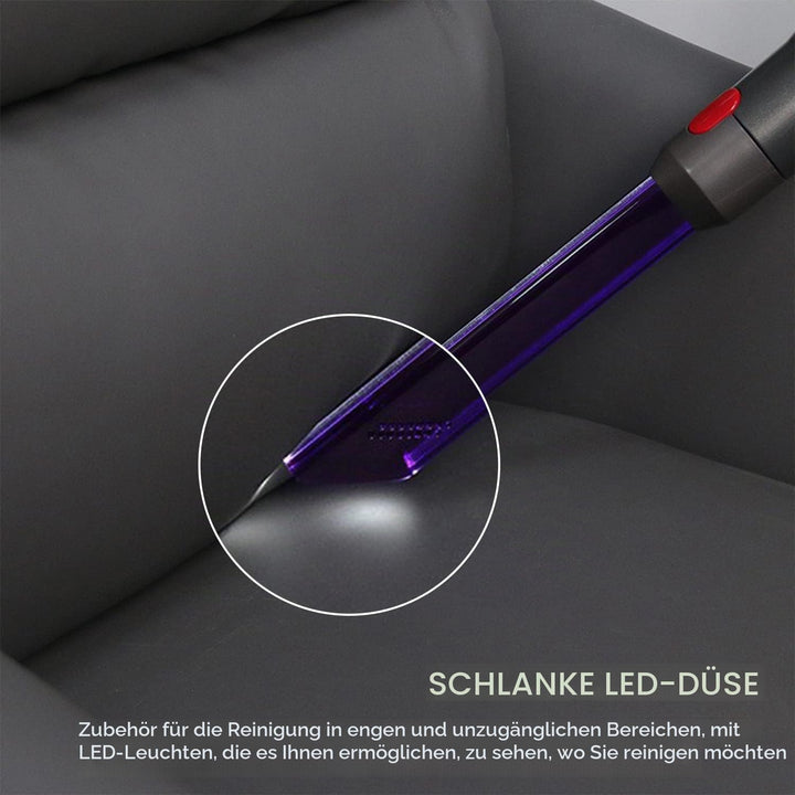 Fugendüse, LED Schmale Schlitzdüse, Light Pipe Slim Schlitz Düse, Zubehör für Dyson Staubsauger, Sta