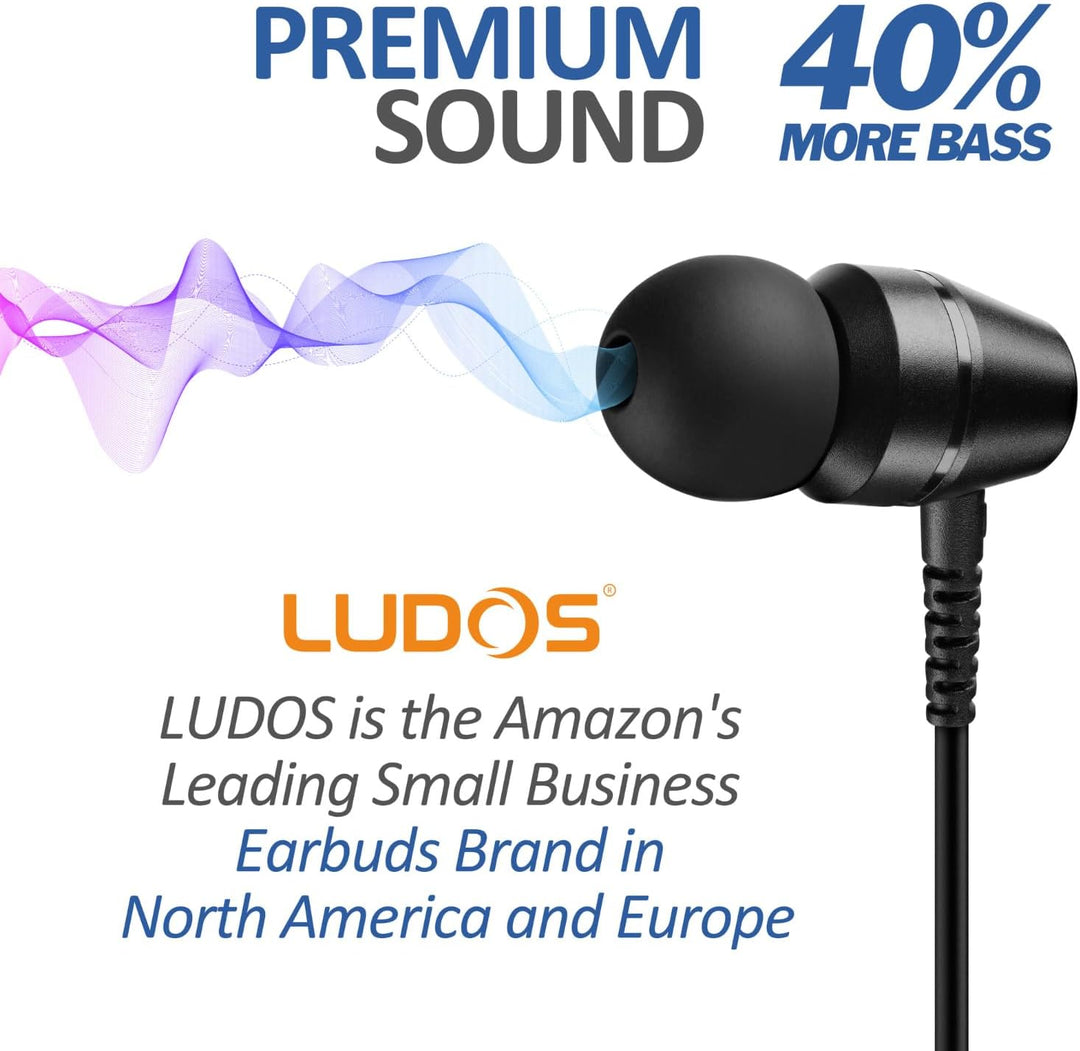 LUDOS OMNITONE USB C Kopfhörer, 5 Jahre Garantie für iPhone 17 16 15 Pro Max Plus Air Samsung Galaxy