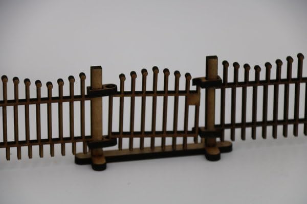 220083 Slotcar Deko Zaun Holz