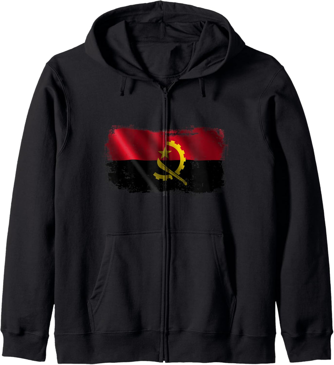 Angola Angolanische Nationalflagge Kapuzenjacke