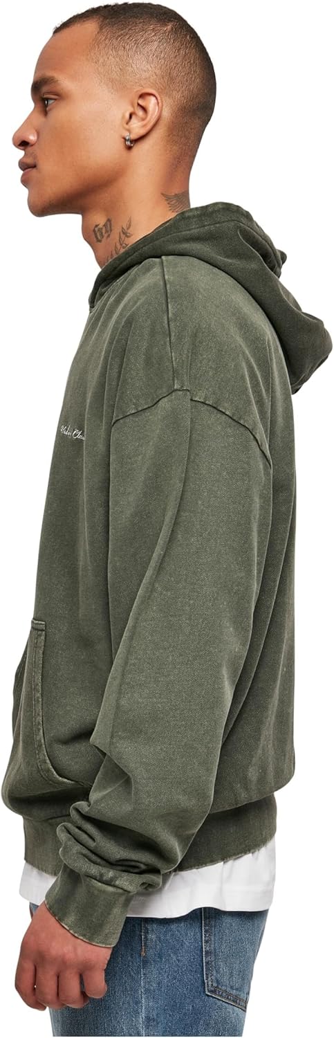 Urban Classics Herren Kapuzenpullover Small Embroidery Hoody, Oversized Passform, überschnittenen Sc