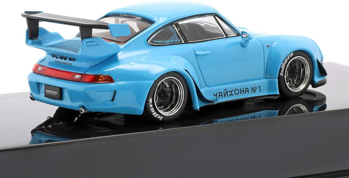 Ixo kompatibel mit Porsche RWB RAUH-Welt 993 blau Modellauto 1:43 Models